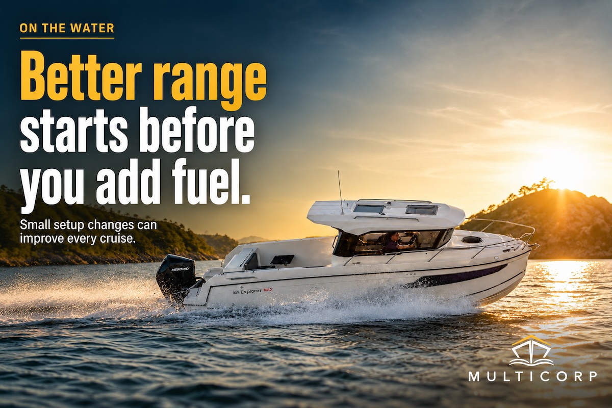 Real-world fuel efficiency: pairing hull, prop, and outboard power for quiet, economical cruising